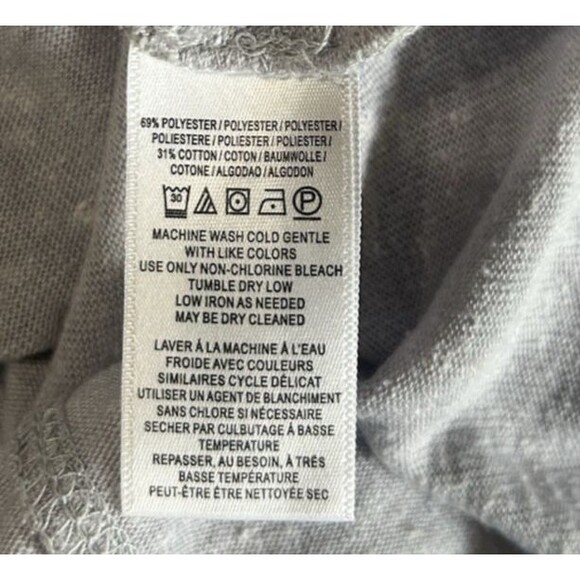 Free People We The Free Slouchy Gray Boat Neck Dolman Sleeve Pullover Top Sz M - Picture 10 of 11